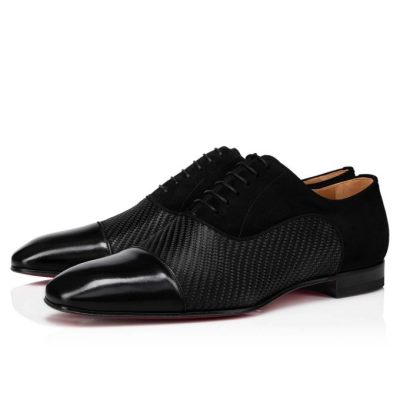 Zapatos Oxford Greggo Christian Louboutin Hombre - Negros - 3210535BK01